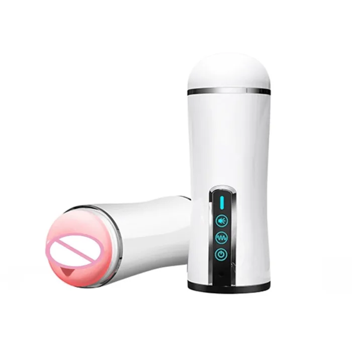 Smart and Interactive Thruster Blowjob Machine Vibrating Auto Male Masturbator Lovegasm Male Sex Toys