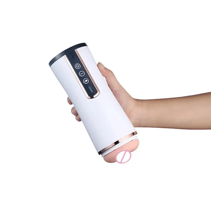 Smart and Interactive Thruster Blowjob Machine Vibrating Auto Male Masturbator Lovegasm Male Sex Toys