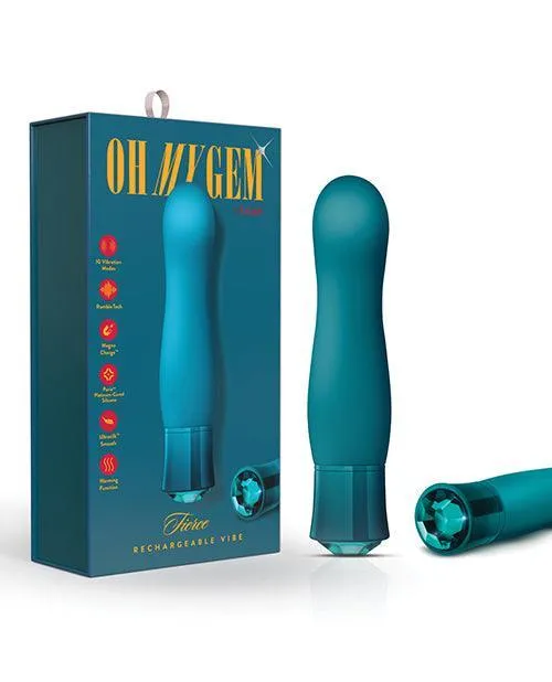 Blush Novelties Vibrators Blush Oh My Gem Fierce Blue Topaz