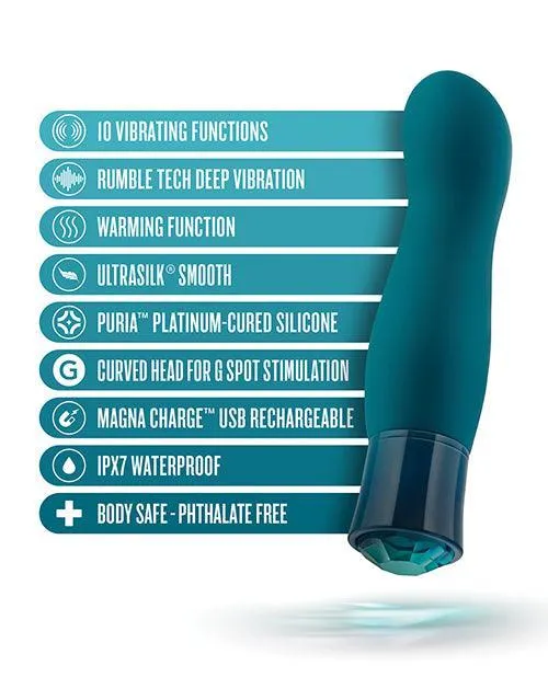 Blush Novelties Vibrators Blush Oh My Gem Fierce Blue Topaz