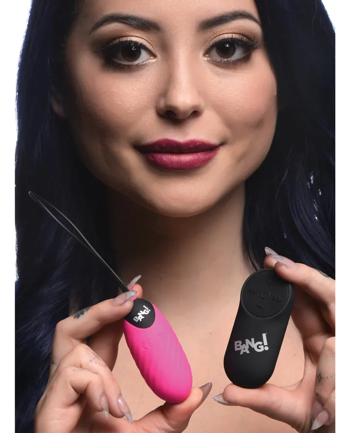 Female Sex Toys Xr LLC Bang 28X Swirl Silicone Egg wRemote Control Pink Female Sex Toys Xr LLC Bang 28X Swirl Silicone Egg wRemote Control Pink