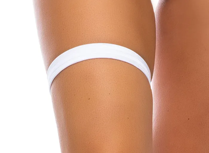 BODYZONE Vibrators FLAT GARTER WHITE