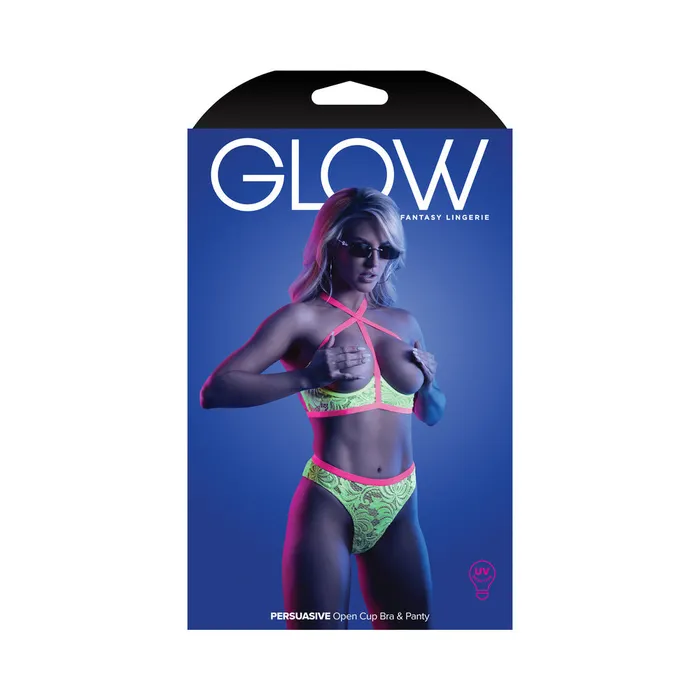 Male Sex Toys Fantasy Lingerie Glow Persuasive Contrast Elastic Open Cup Lace Cage Bra Panty Neon Green LXL Fantasy Lingerie Male Sex Toys Fantasy Lingerie Glow Persuasive Contrast Elastic Open Cup Lace Cage Bra Panty Neon Green LXL Fantasy Lingerie