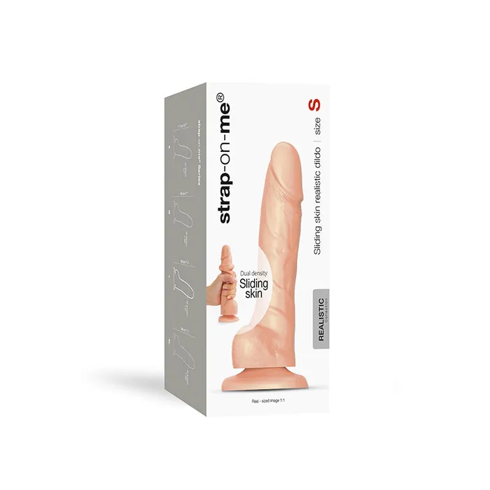 StrapOnMe Realistic Collection Sliding Skin DualDensity Silicone Dildo Vanilla S Lovely Planet USA Female Sex Toys StrapOnMe Realistic Collection Sliding Skin DualDensity Silicone Dildo Vanilla S Lovely Planet USA Female Sex Toys