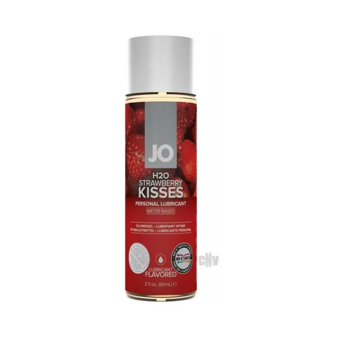 System Jo Jo H2o Strawberry Lubricant 2 Oz Lubricants